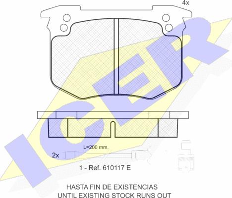 Icer 180634 - Гальмівні колодки, дискові гальма avtolavka.club