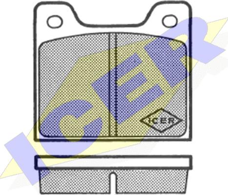 Icer 180285 - Гальмівні колодки, дискові гальма avtolavka.club