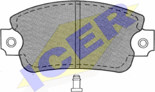 Icer 180238 - Гальмівні колодки, дискові гальма avtolavka.club