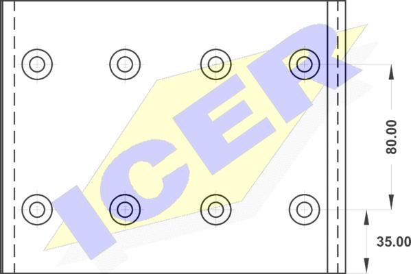 Icer 21 9934 00 - Комплект гальмівних черевиків, барабанні гальма avtolavka.club