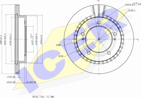 Icer 78BD5600-2 - Гальмівний диск avtolavka.club