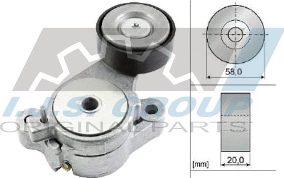 IJS GROUP 93-1488 - Натягувач ременя, клинові зуб. avtolavka.club