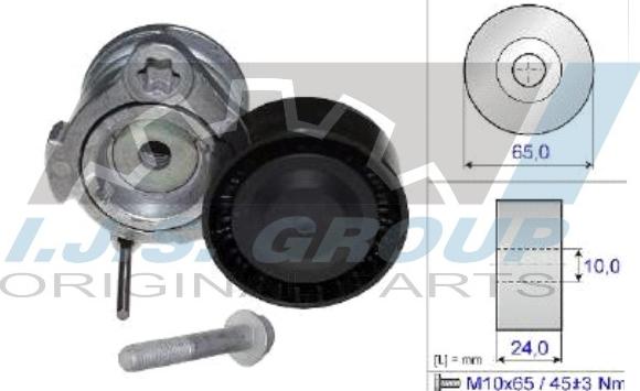 IJS GROUP 93-1430 - Натягувач ременя, клинові зуб. avtolavka.club