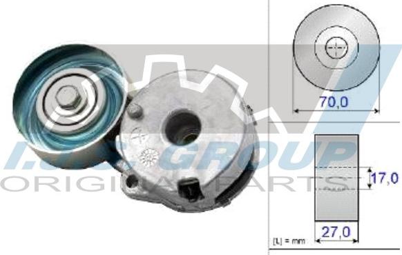 IJS GROUP 93-2442 - Натягувач ременя, клинові зуб. avtolavka.club