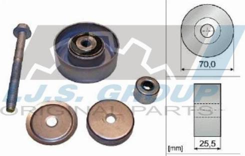 IJS GROUP 93-2149 - Паразитний / провідний ролик, поліклиновий ремінь avtolavka.club