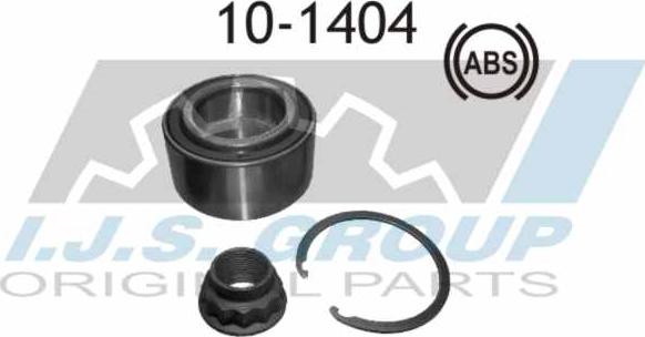 IJS GROUP 10-1404 - Комплект підшипника маточини колеса avtolavka.club