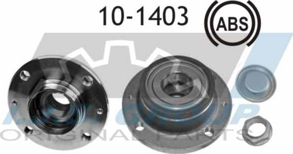 IJS GROUP 10-1403 - Комплект підшипника маточини колеса avtolavka.club