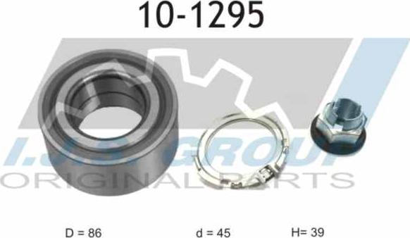 IJS GROUP 10-1295 - Комплект підшипника маточини колеса avtolavka.club