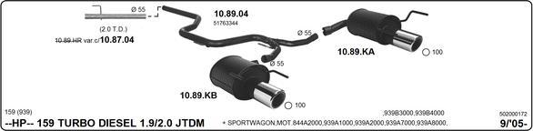 Imasaf 502000172 - Система глушника для спортивного автомобіля avtolavka.club