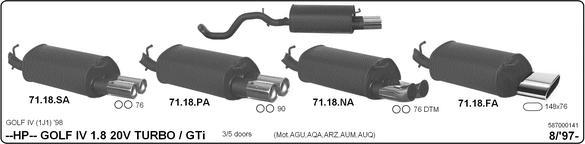 Imasaf 587000141 - Система глушника для спортивного автомобіля avtolavka.club