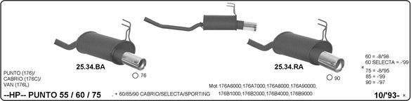 Imasaf 524000185 - Система глушника для спортивного автомобіля avtolavka.club