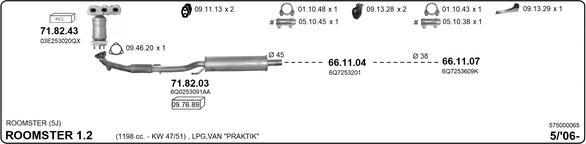 Imasaf 575000065 - Система випуску ОГ avtolavka.club