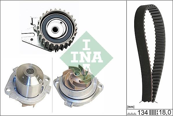 INA 530 0221 30 - Водяний насос + комплект зубчатого ременя avtolavka.club