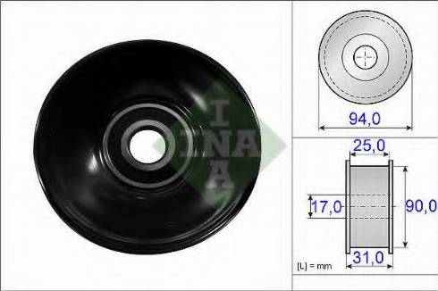 INA 532 0274 20 - Паразитний / провідний ролик, поліклиновий ремінь avtolavka.club