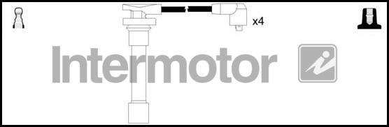 INTERMOTOR 76197 - Комплект проводів запалювання avtolavka.club