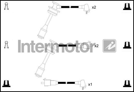 INTERMOTOR 76110 - Комплект проводів запалювання avtolavka.club