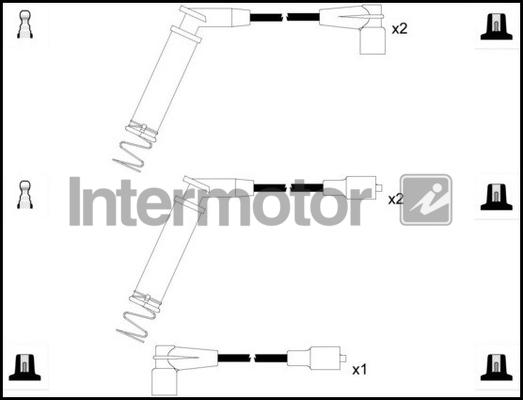 INTERMOTOR 76334 - Комплект проводів запалювання avtolavka.club