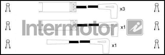 INTERMOTOR 73905 - Комплект проводів запалювання avtolavka.club