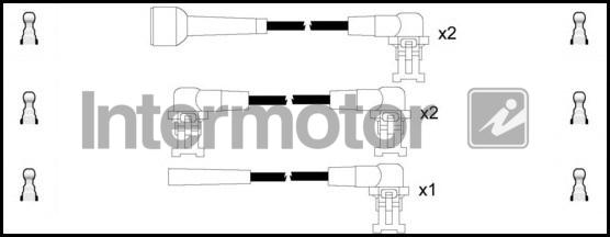 INTERMOTOR 73480 - Комплект проводів запалювання avtolavka.club