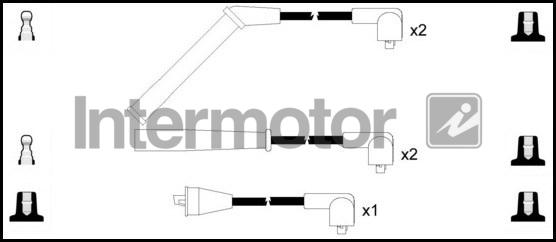 INTERMOTOR 73511 - Комплект проводів запалювання avtolavka.club