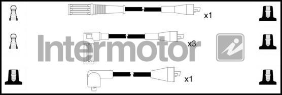 INTERMOTOR 73172 - Комплект проводів запалювання avtolavka.club