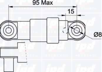 IPD 13-0481 - Амортизатор, поліклиновий ремінь avtolavka.club