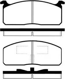 IPS Parts IBD-1253 - Гальмівні колодки, дискові гальма avtolavka.club