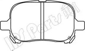 IPS Parts IBD-1216 - Гальмівні колодки, дискові гальма avtolavka.club