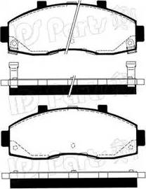 IPS Parts IBD-1K01 - Гальмівні колодки, дискові гальма avtolavka.club