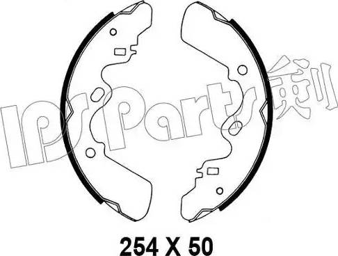 IPS Parts IBL-4901 - Гальмівні колодки avtolavka.club