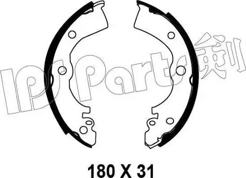 IPS Parts IBL-4142 - Гальмівні колодки avtolavka.club