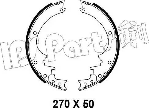 IPS Parts IBL-4132 - Гальмівні колодки avtolavka.club