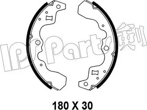 IPS Parts IBL-4807 - Гальмівні колодки avtolavka.club