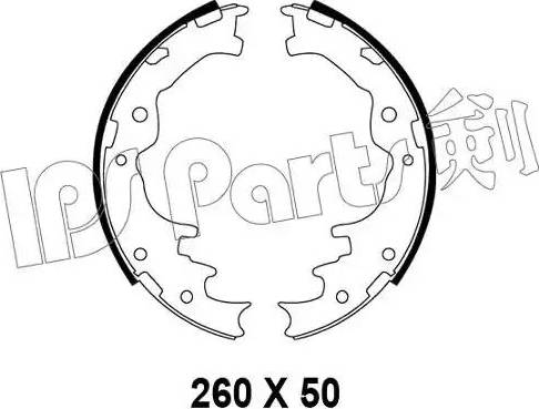 IPS Parts IBL-4393 - Гальмівні колодки avtolavka.club