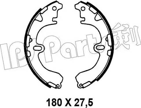 IPS Parts IBL-4294 - Гальмівні колодки avtolavka.club