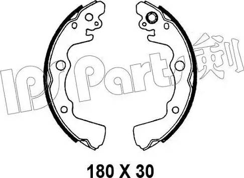 IPS Parts IBL-4799 - Гальмівні колодки avtolavka.club