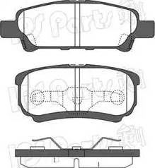 IPS Parts IBR-1088 - Гальмівні колодки, дискові гальма avtolavka.club