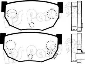 IPS Parts IBR-1122 - Гальмівні колодки, дискові гальма avtolavka.club