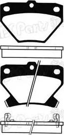 IPS Parts IBR-1203 - Гальмівні колодки, дискові гальма avtolavka.club