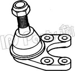 IPS Parts IJU-10121 - Шарова опора, несучий / направляючий шарнір avtolavka.club