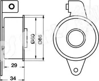 IPS Parts ITB-6340 - Натягувач, зубчастий ремінь avtolavka.club