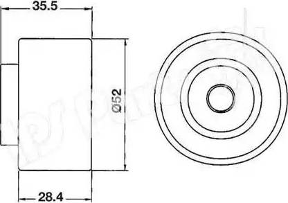 IPS Parts ITB-6312 - Натягувач, зубчастий ремінь avtolavka.club