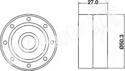 IPS Parts ITB-6230 - Натягувач, зубчастий ремінь avtolavka.club