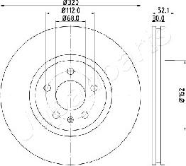 Japanparts DI-0919 - Гальмівний диск avtolavka.club