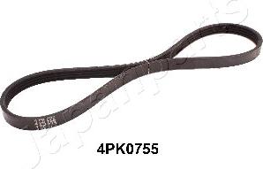 Japanparts DV-4PK0755 - Поліклиновий ремінь avtolavka.club