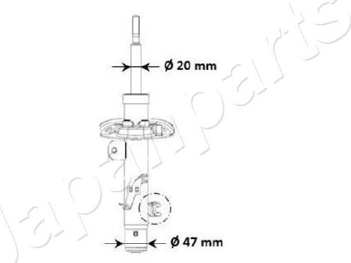 Japanparts MM-00940 - Амортизатор avtolavka.club