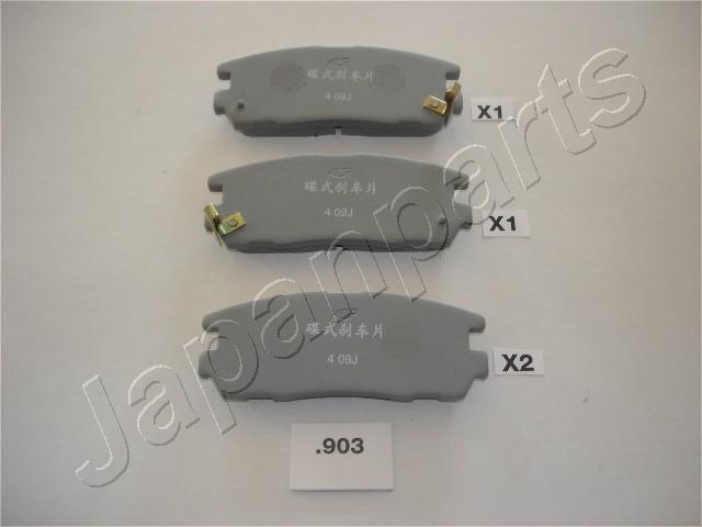 Japanparts PP-903AF - Гальмівні колодки, дискові гальма avtolavka.club