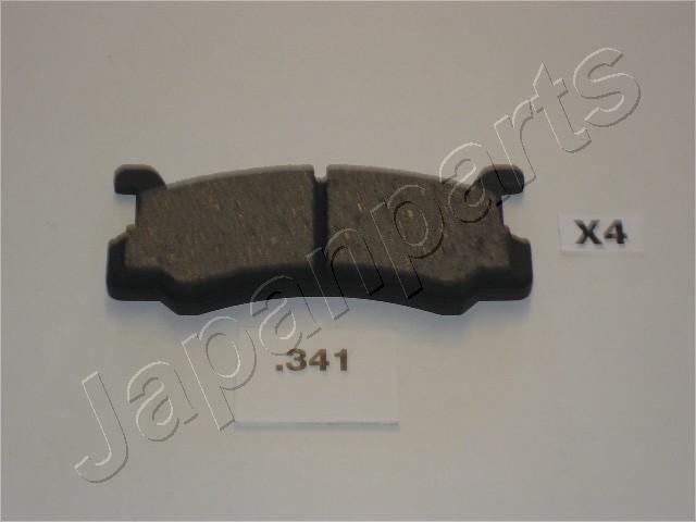 Japanparts PP-341AF - Гальмівні колодки, дискові гальма avtolavka.club