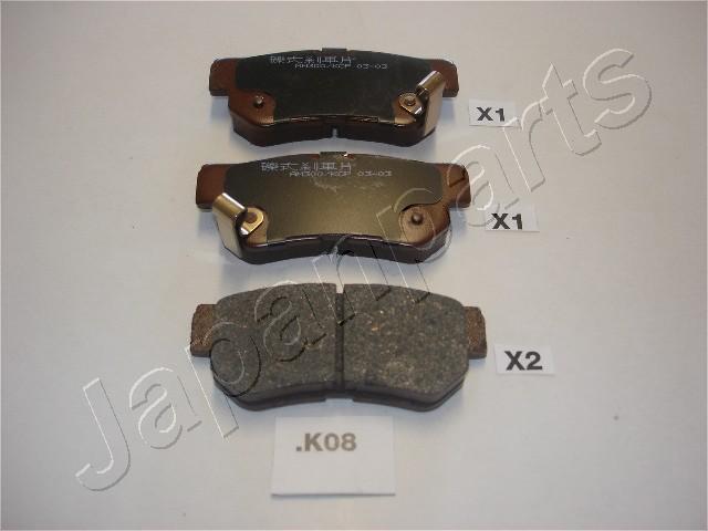 Japanparts PP-K08AF - Гальмівні колодки, дискові гальма avtolavka.club