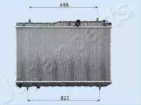 FPS 40 A861 - Радіатор, охолодження двигуна avtolavka.club